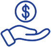 Icon Holding Money