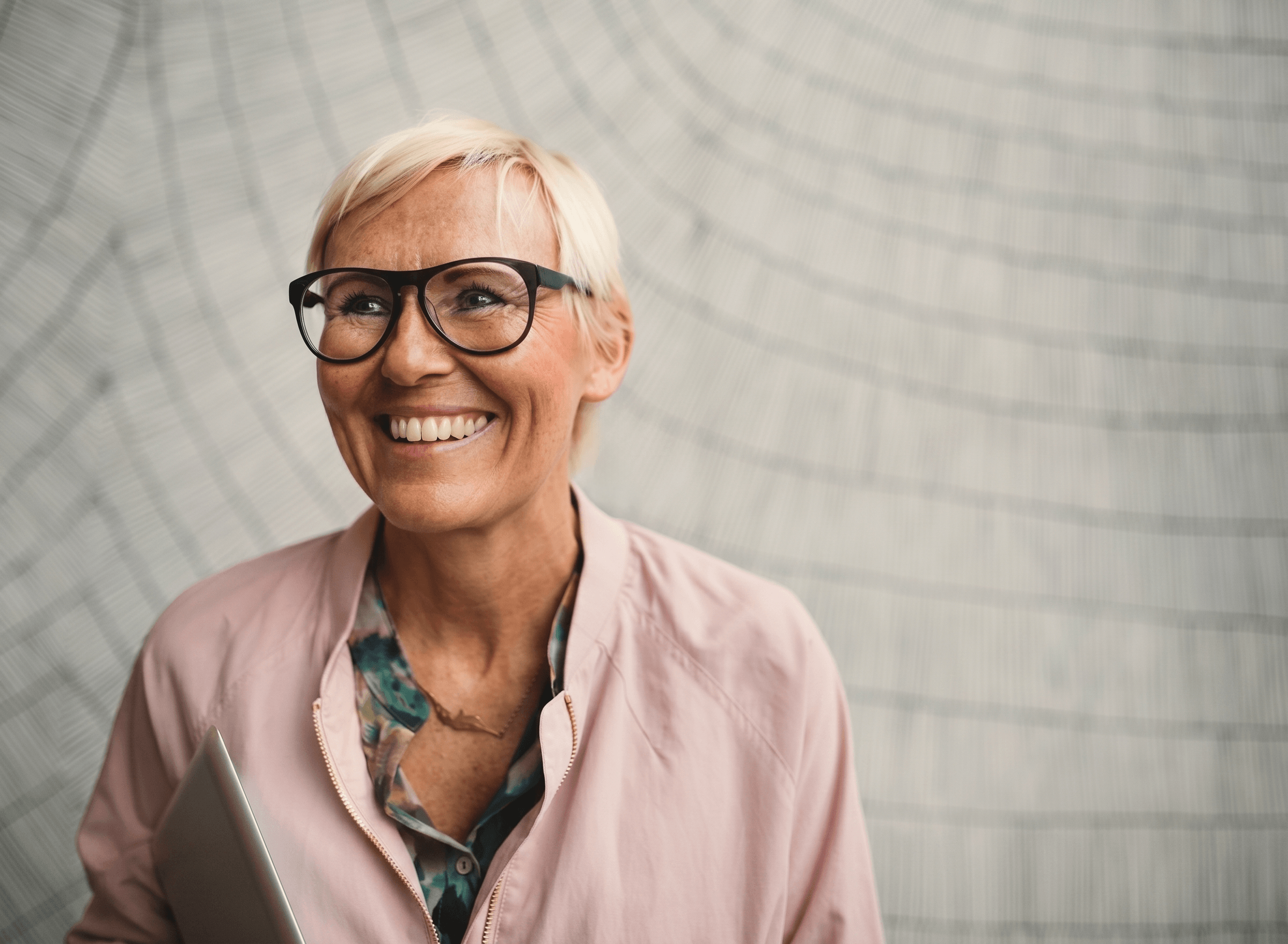 Confident Senior Professiona Homeowner reviewing checking account on mobile device